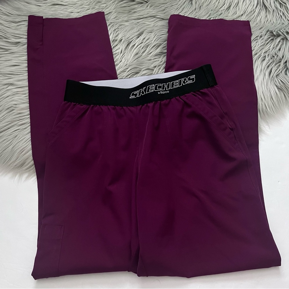 Skechers by Barco Purple Scrub Pants